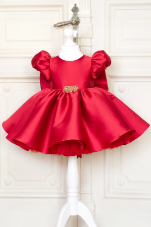 Fairy Bell - Pretty Little Dress with lots of volume and a big bow